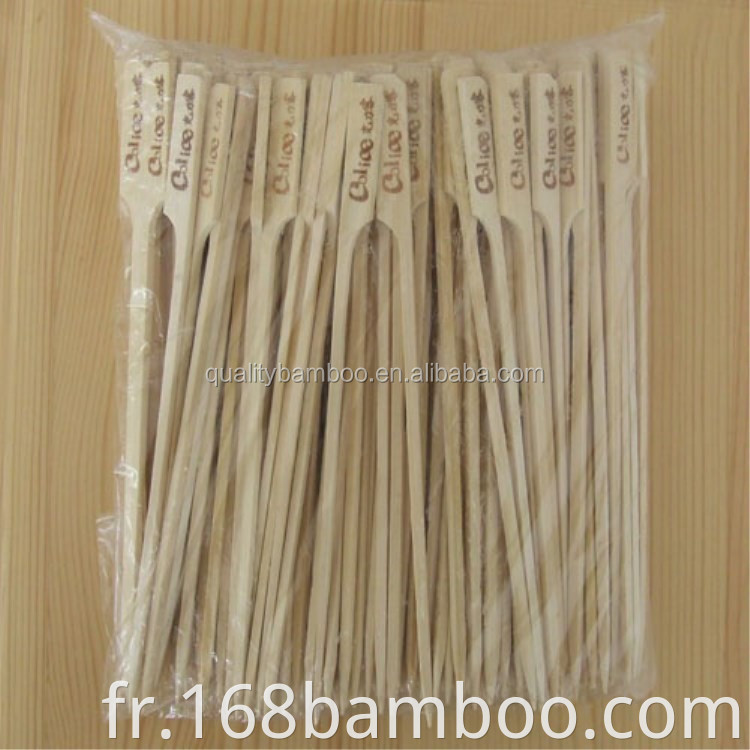 Opp bags package for bamboo paddle skewer